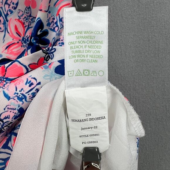 LILLY PULITZER Jonas High Waist Skort Womens 8 Resort White Party Like a Lobstar - Picture 15 of 16